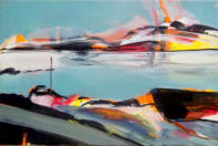 Öl auf Nessel 45 x 30 cm